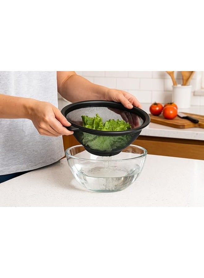 Mesh strainer (sieve) set - 3 pieces - Image 4